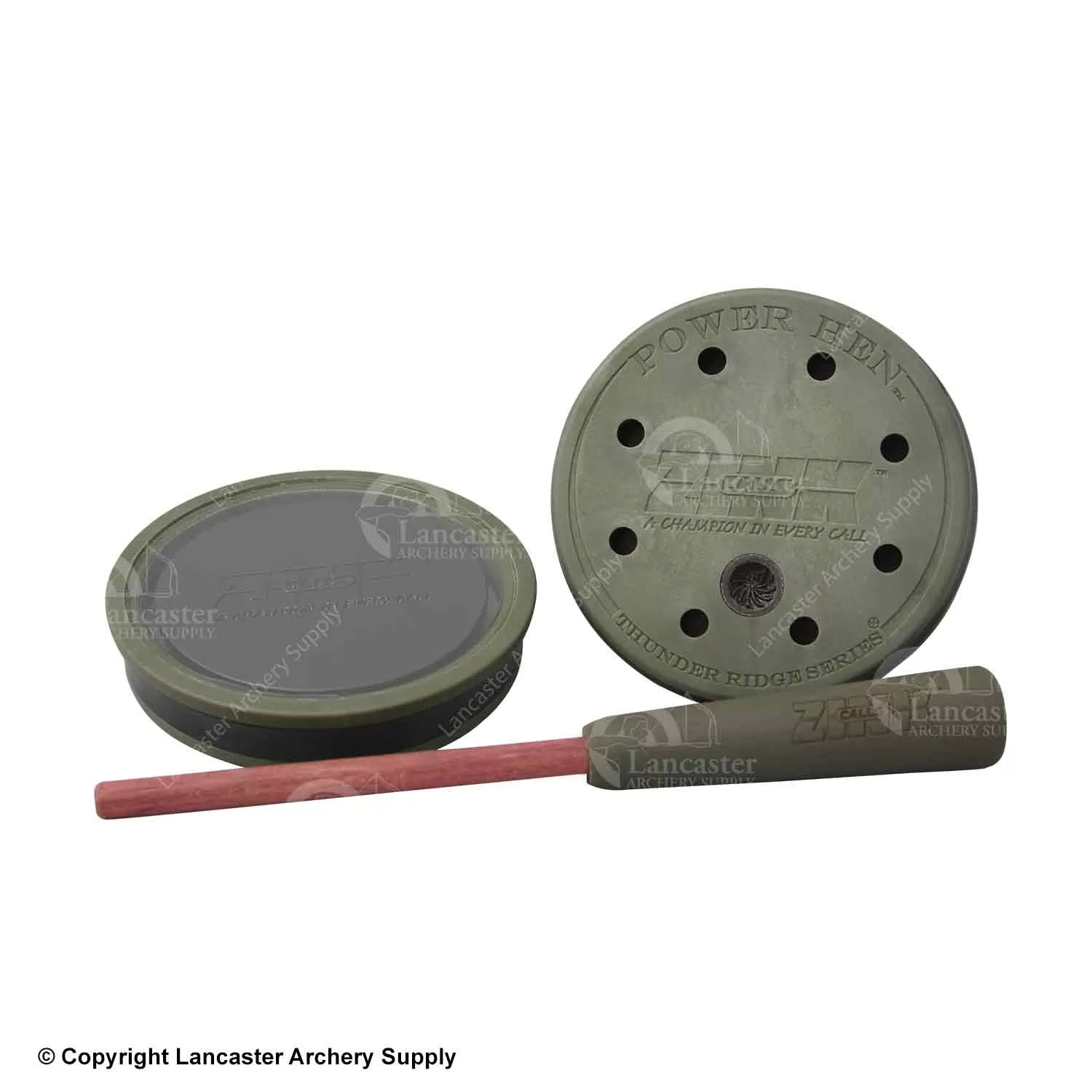 Zink Thunder Ridge Crystal Glass Pot Turkey Call