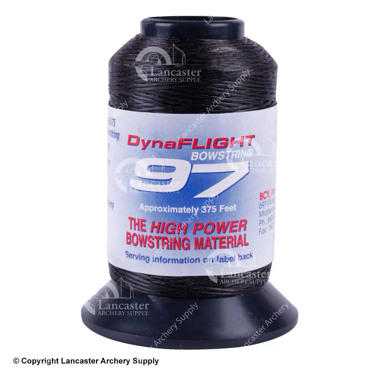 BCY DynaFLIGHT 97 String Material 1/8# (Black Or White)