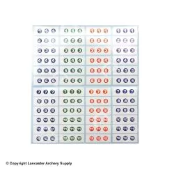 Bohning Wrap Around Arrow Number Decals