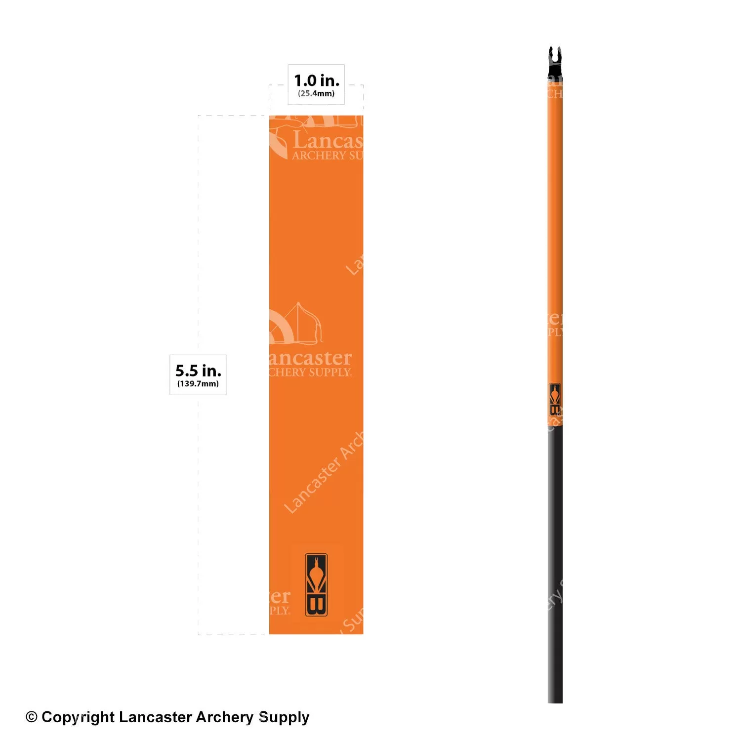 Bohning Solid Color Arrow Wraps 5.5" (Small 17/64) - Image 4