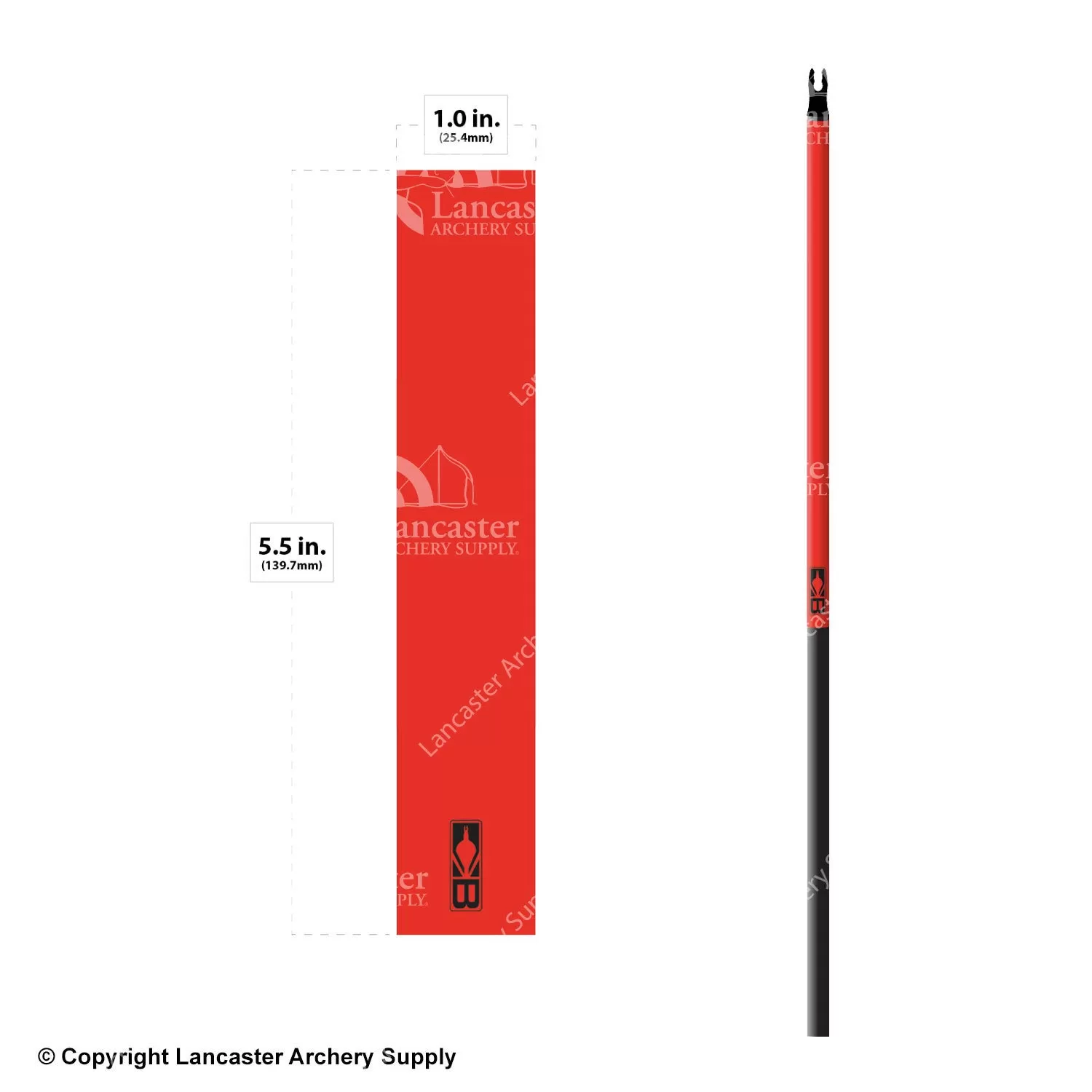 Bohning Solid Color Arrow Wraps 5.5" (Small 17/64) - Image 5