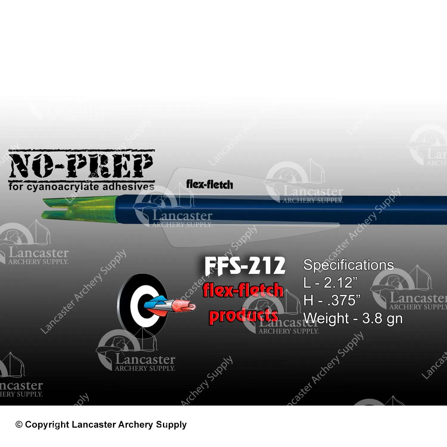 Flex-Fletch FFS-212 No-Prep Vanes