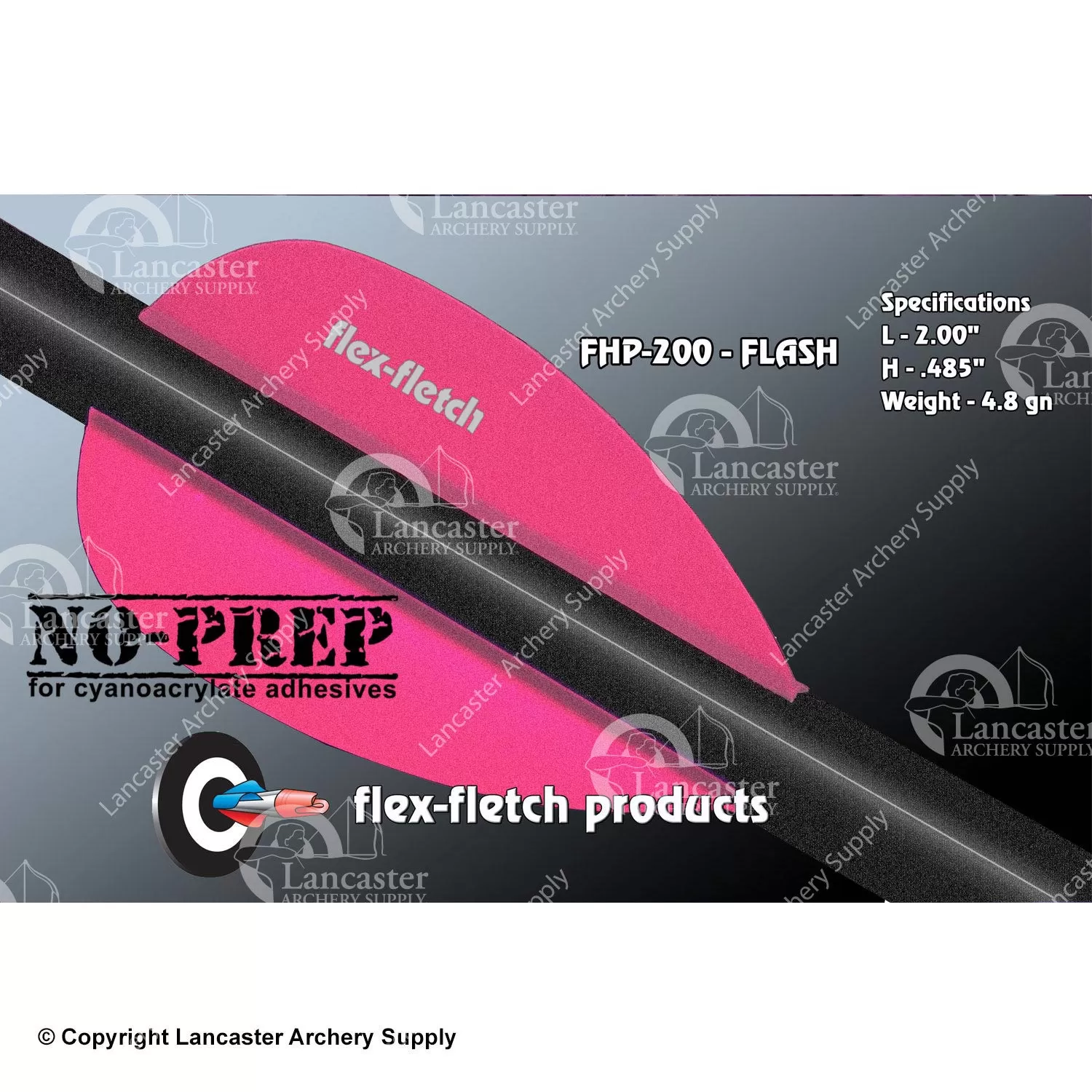 Flex-Fletch FHP-200 Flash No-Prep Vanes - Image 4