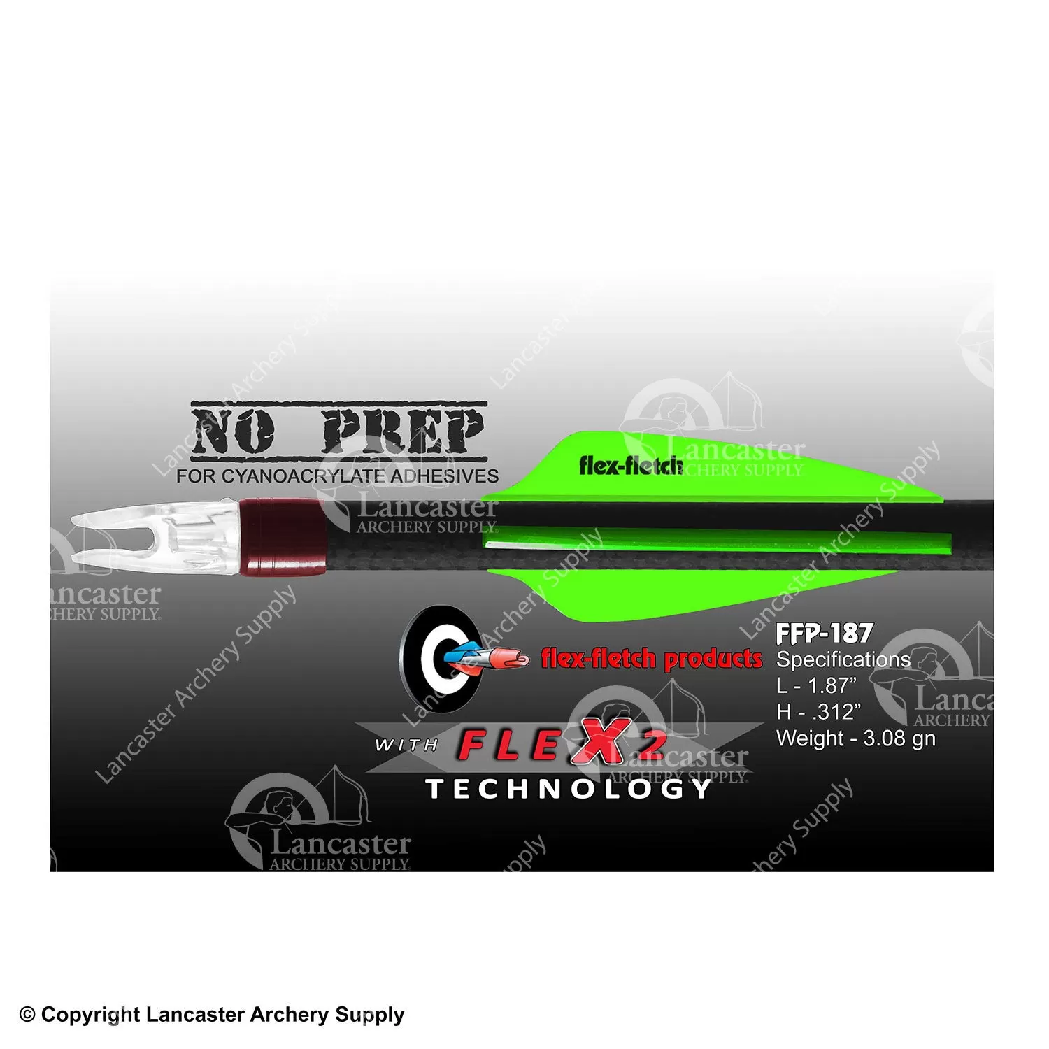 Flex-Fletch FFP-187 FLEX2 Vanes - Image 7