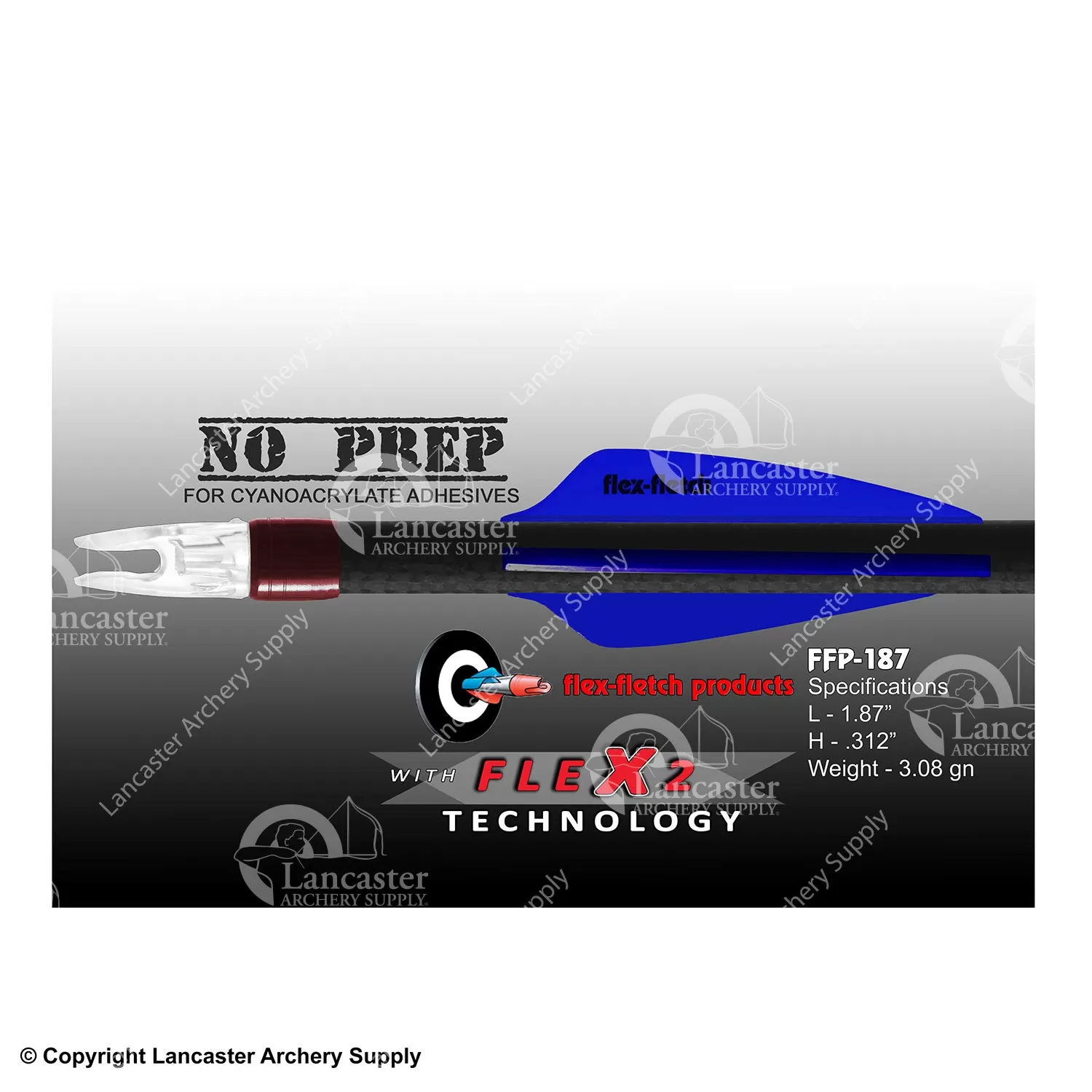 Flex-Fletch FFP-187 FLEX2 Vanes - Image 5