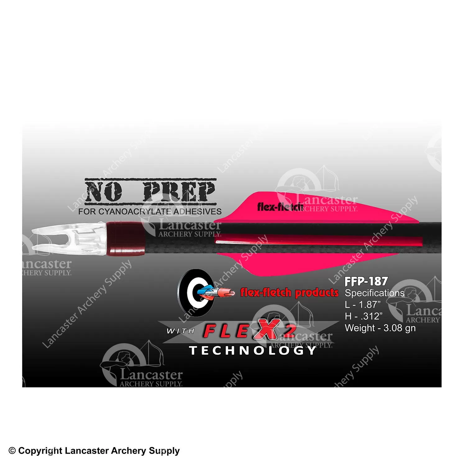 Flex-Fletch FFP-187 FLEX2 Vanes - Image 2
