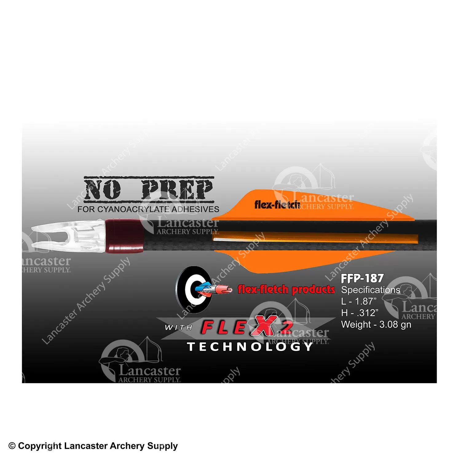 Flex-Fletch FFP-187 FLEX2 Vanes - Image 6