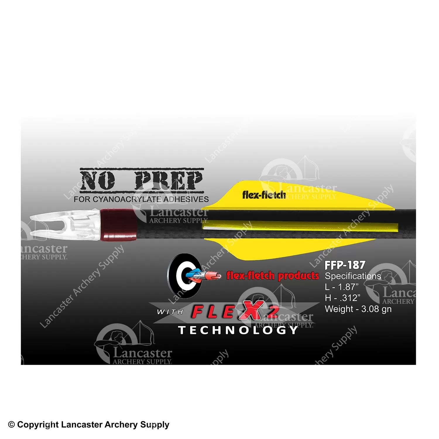 Flex-Fletch FFP-187 FLEX2 Vanes - Image 3