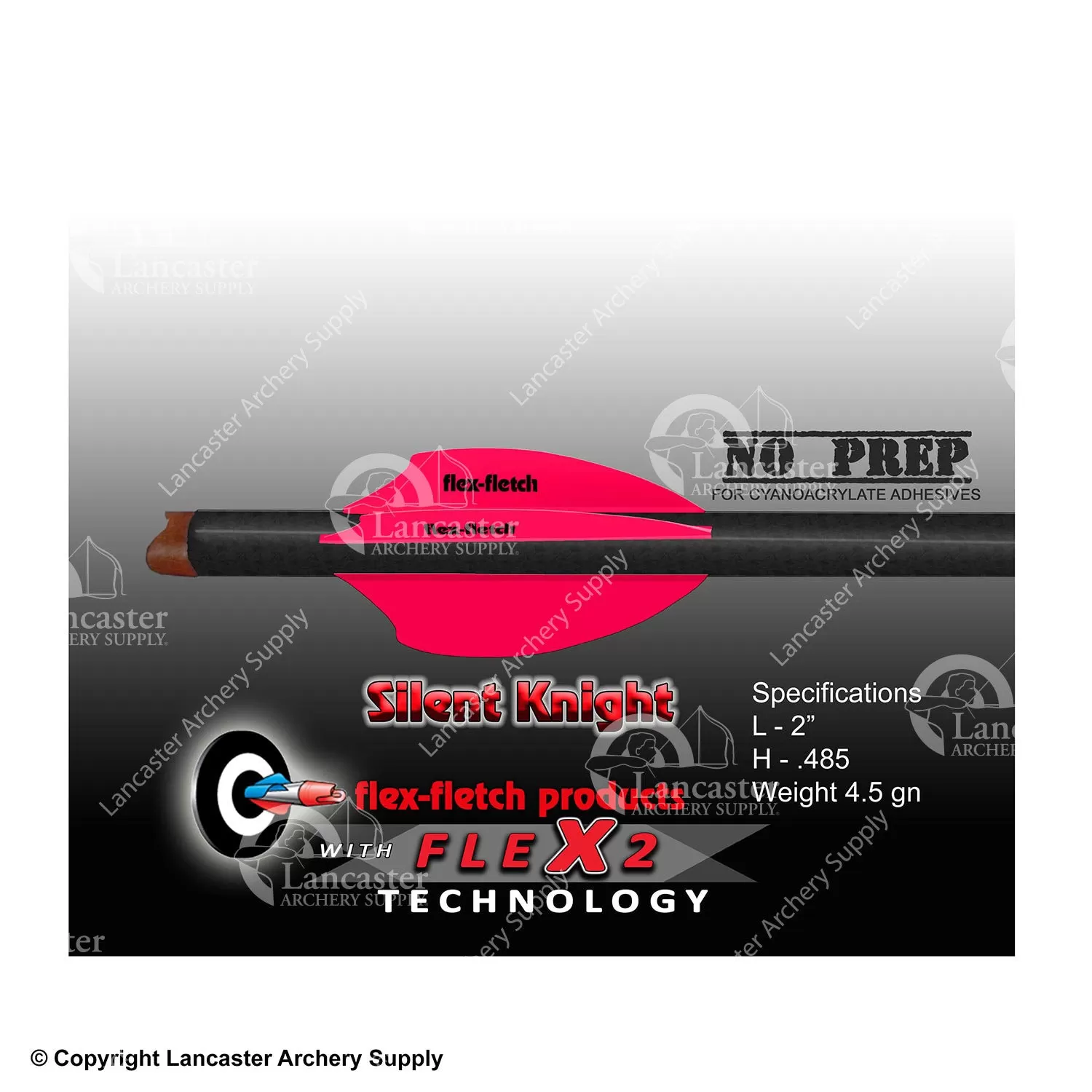 Flex-Fletch Silent Knight SK-200 FLEX2 Vanes - Image 2