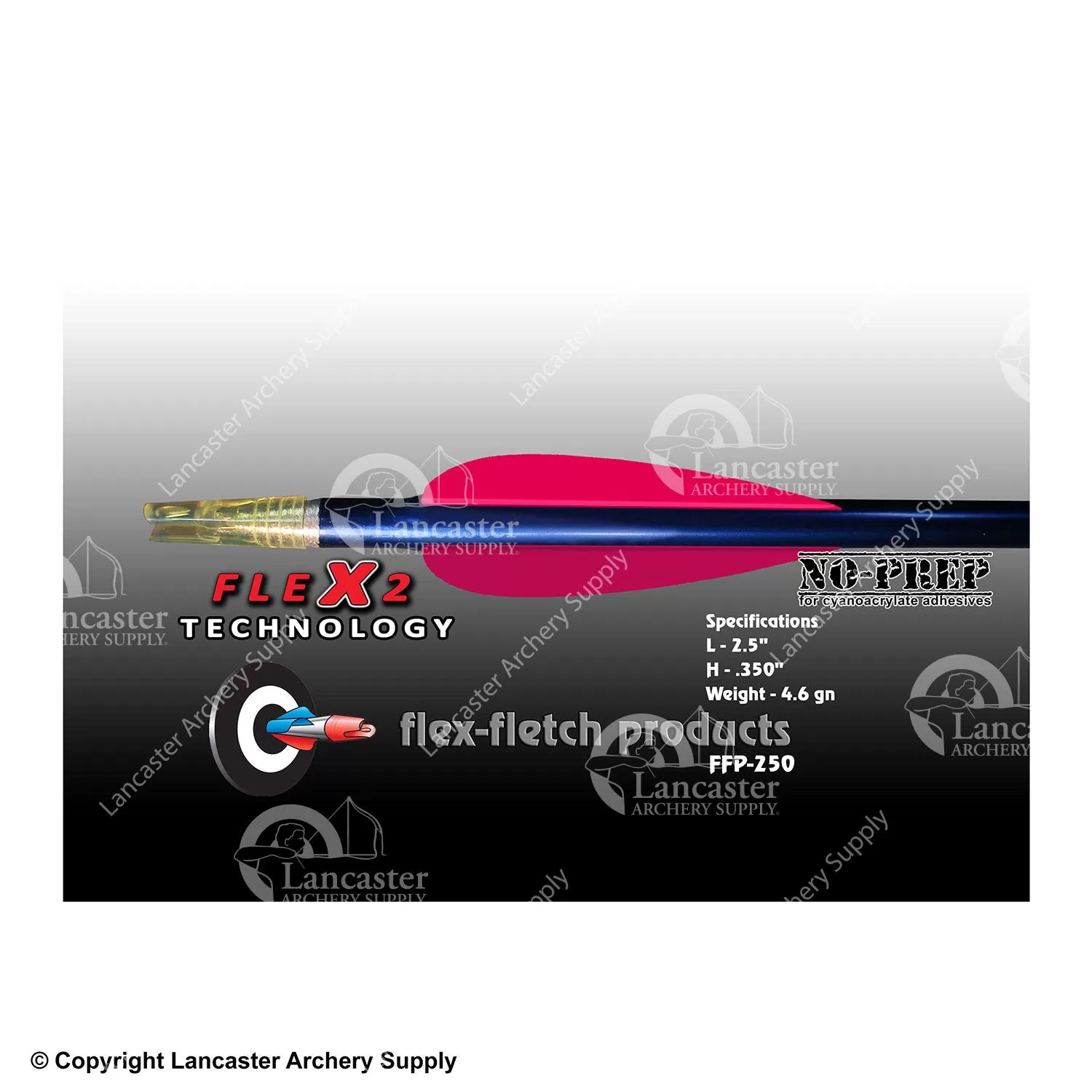 Flex-Fletch FFP-250 FLEX2 Vanes - Image 2