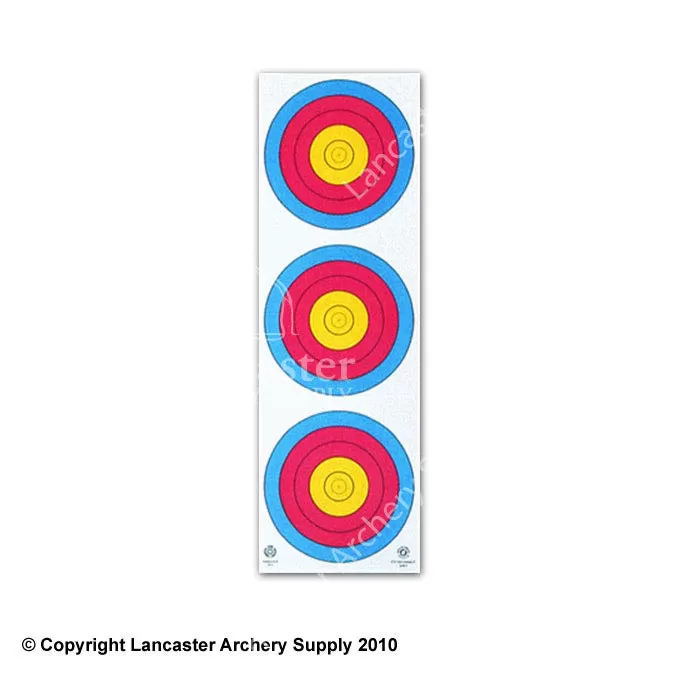 Maple Leaf TA-60cm Vertical 3 Spot Target Face