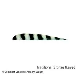 Trueflight Barred 4" RW Round Back Feather