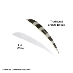 Trueflight 5" Round Back Feathers (18 Count Combo Pack)