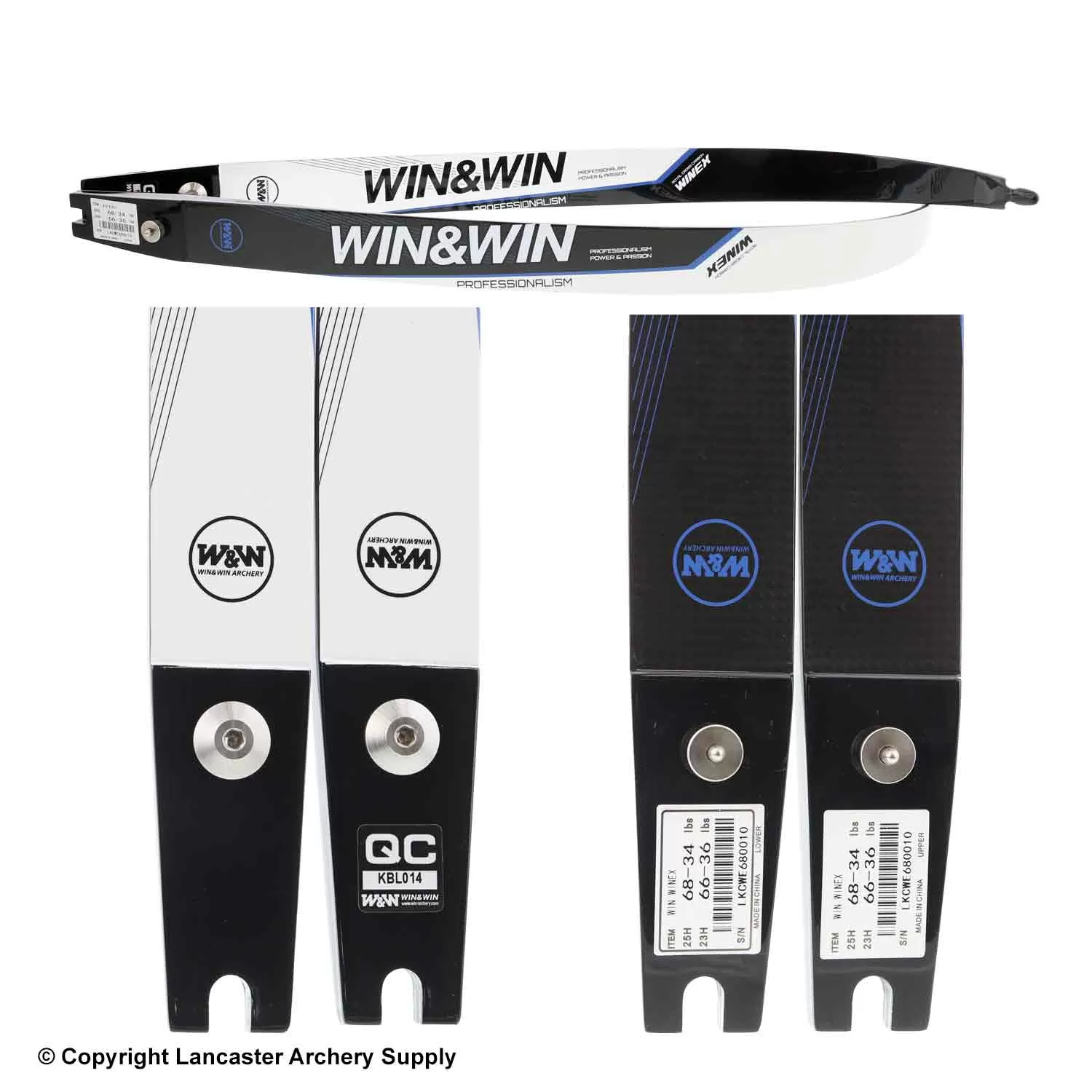 Win & Win WINEX Recurve Limbs (Open Box X1030243) - Image 2