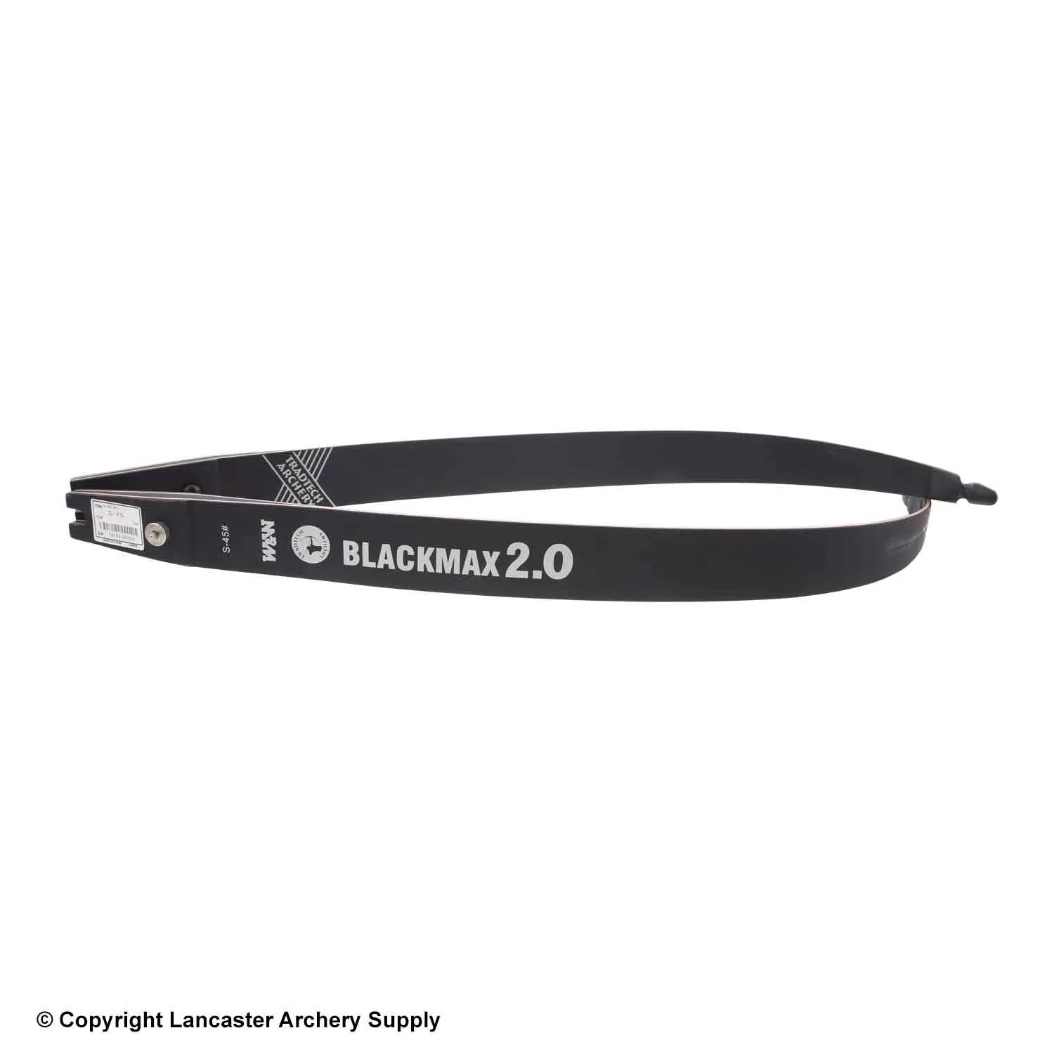 TradTech Black Max 2.0 Glass/Wood Recurve Limbs (Open Box X1030405)