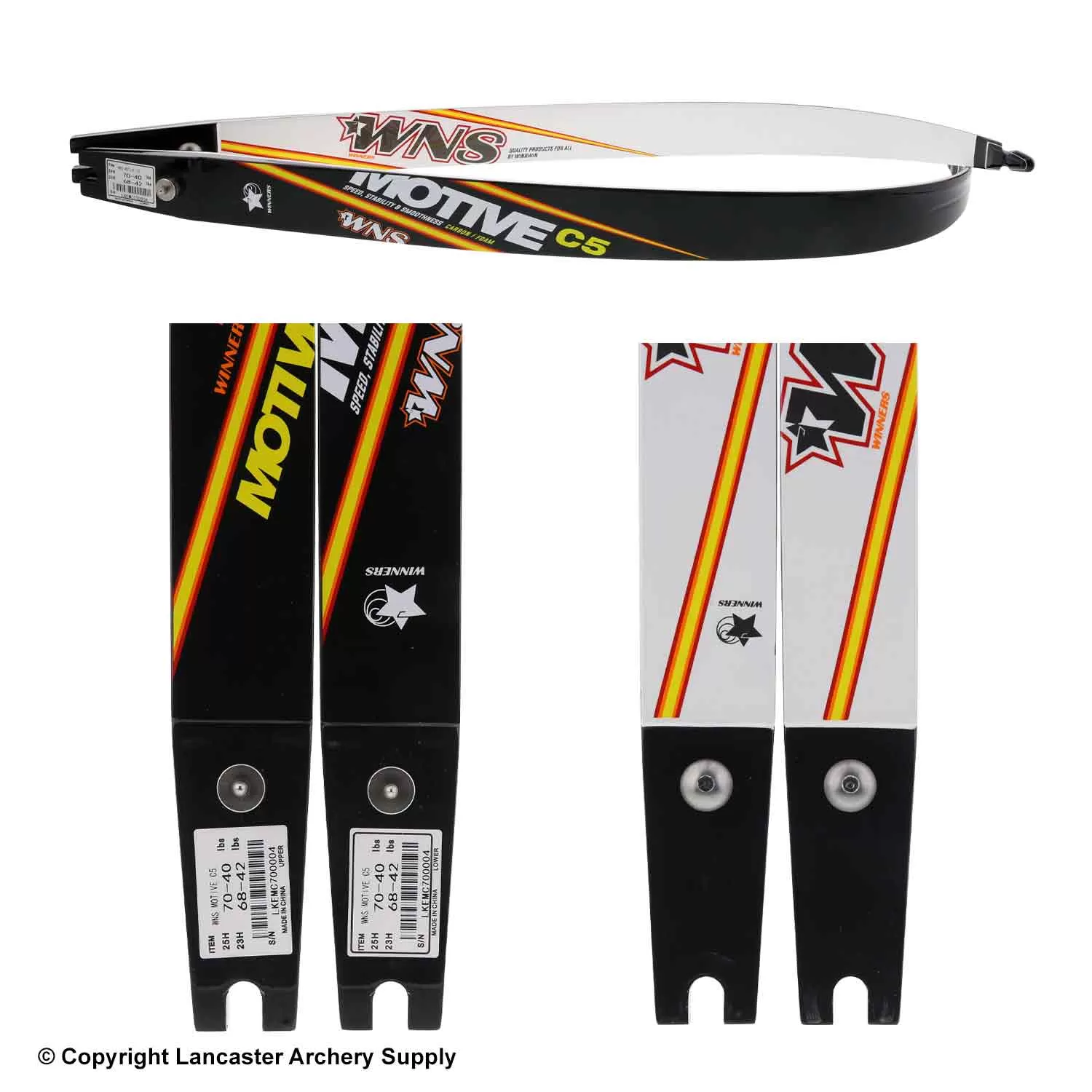 WNS Motive C5 Carbon Foam Recurve Limbs (pen Box X1030475) - Image 2