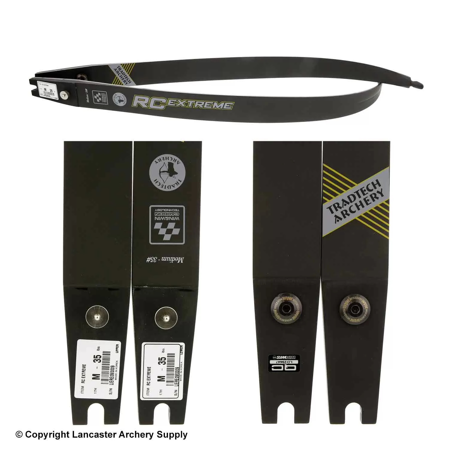 TradTech RC Extreme Carbon/Foam Recurve Limbs (Open Box X1031045) - Image 2