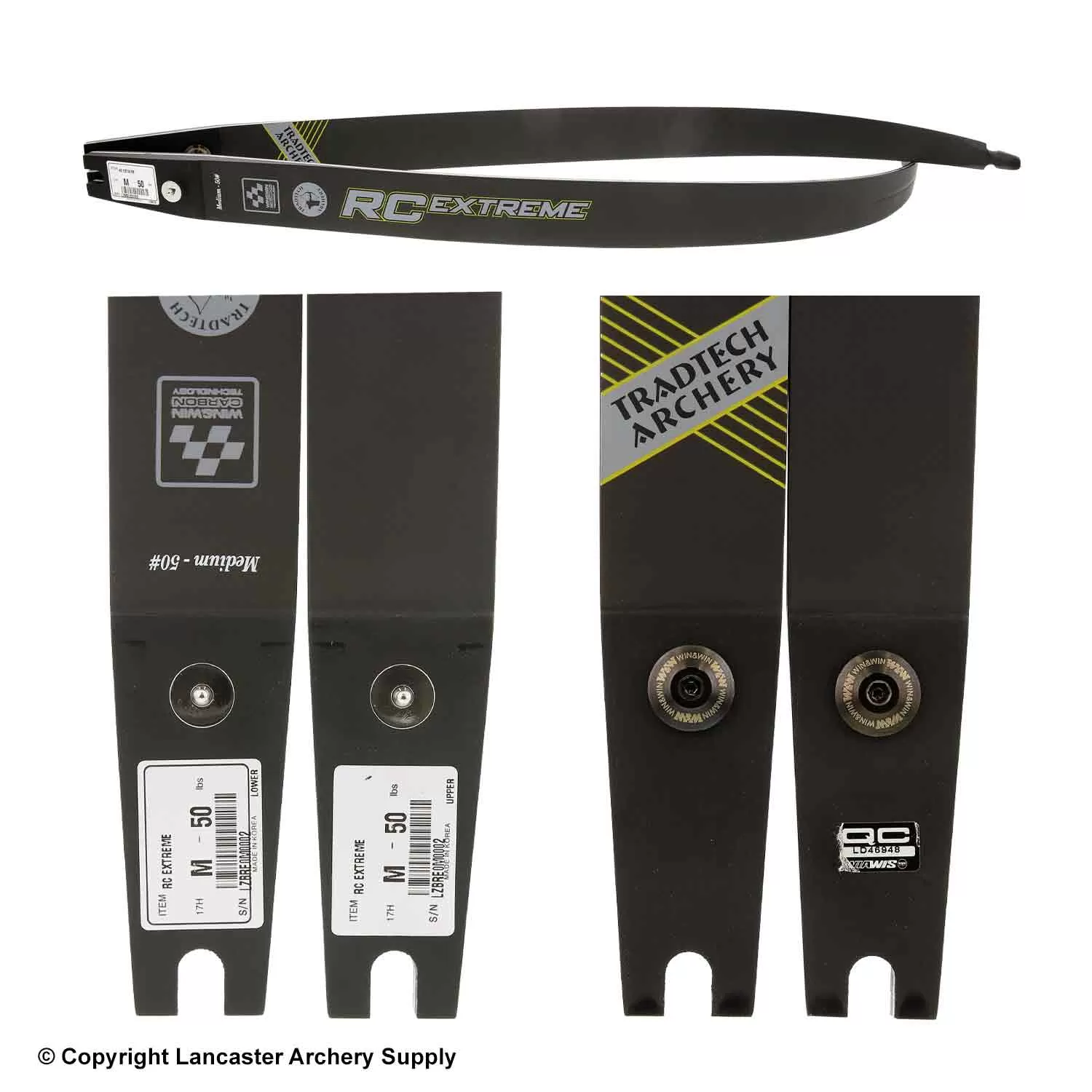 TradTech RC Extreme Carbon/Foam Recurve Limbs (Open Box X1031949) - Image 2