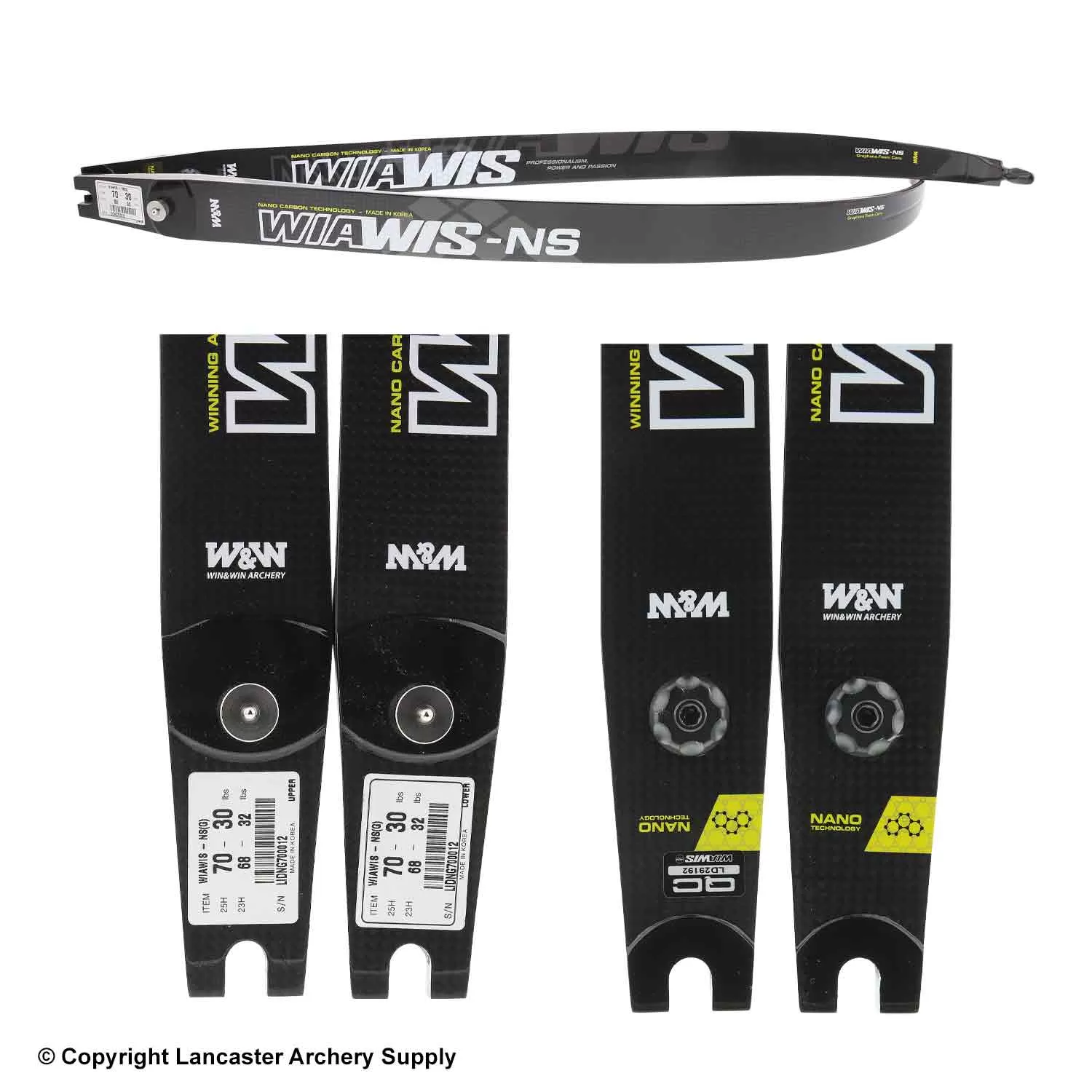 Win&Win WIAWIS NS Recurve Limbs (Clearance X1031999) - Image 2