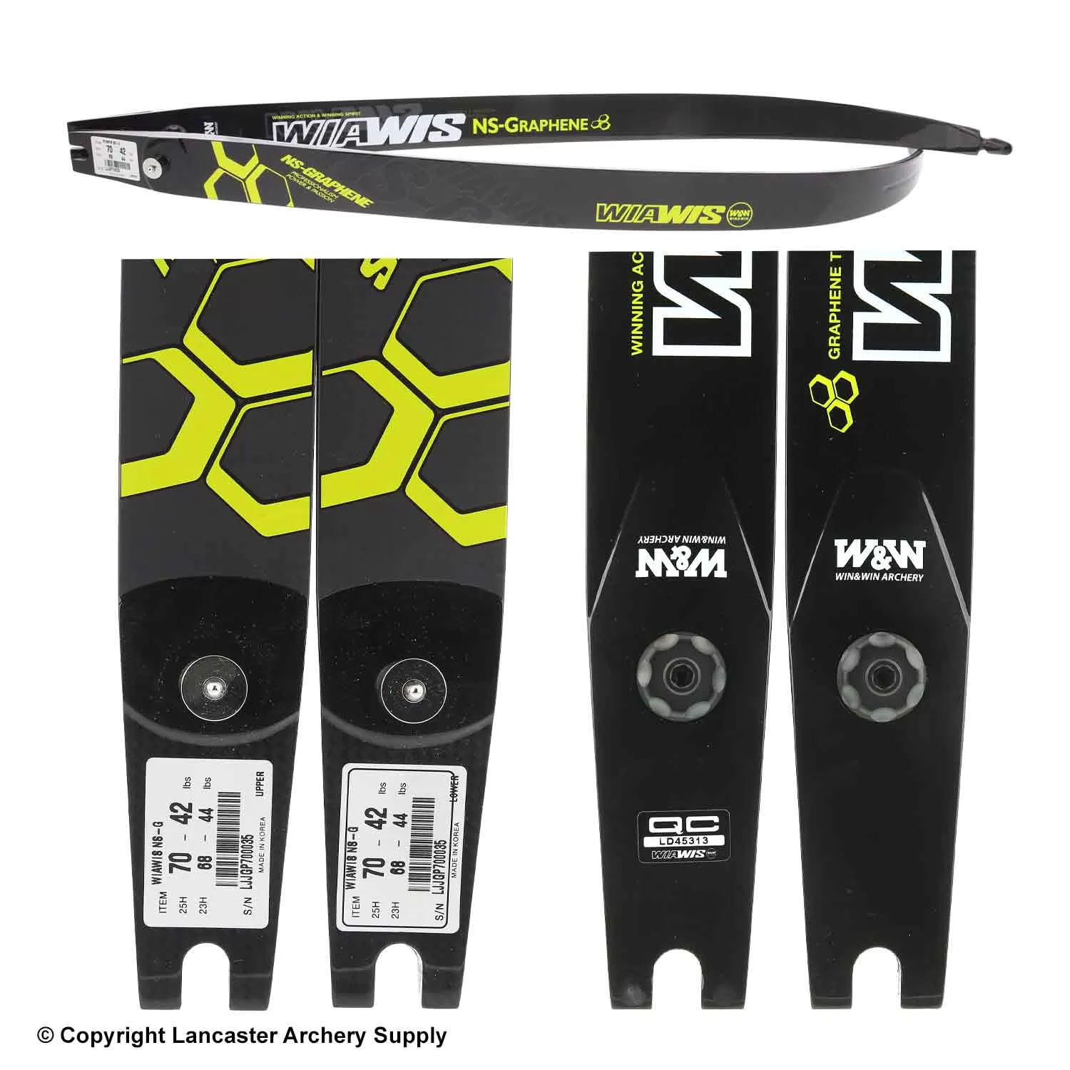 Win&Win WIAWIS NS-G Recurve Limbs (Open Box X1032003) - Image 2