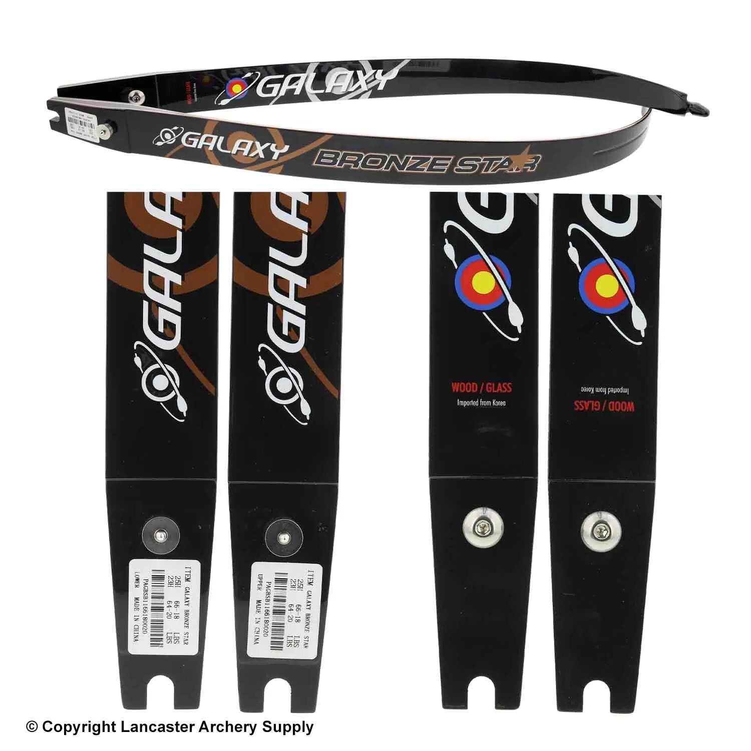 Galaxy Bronze Star Recurve Limbs (Open Box X1032572) - Image 2