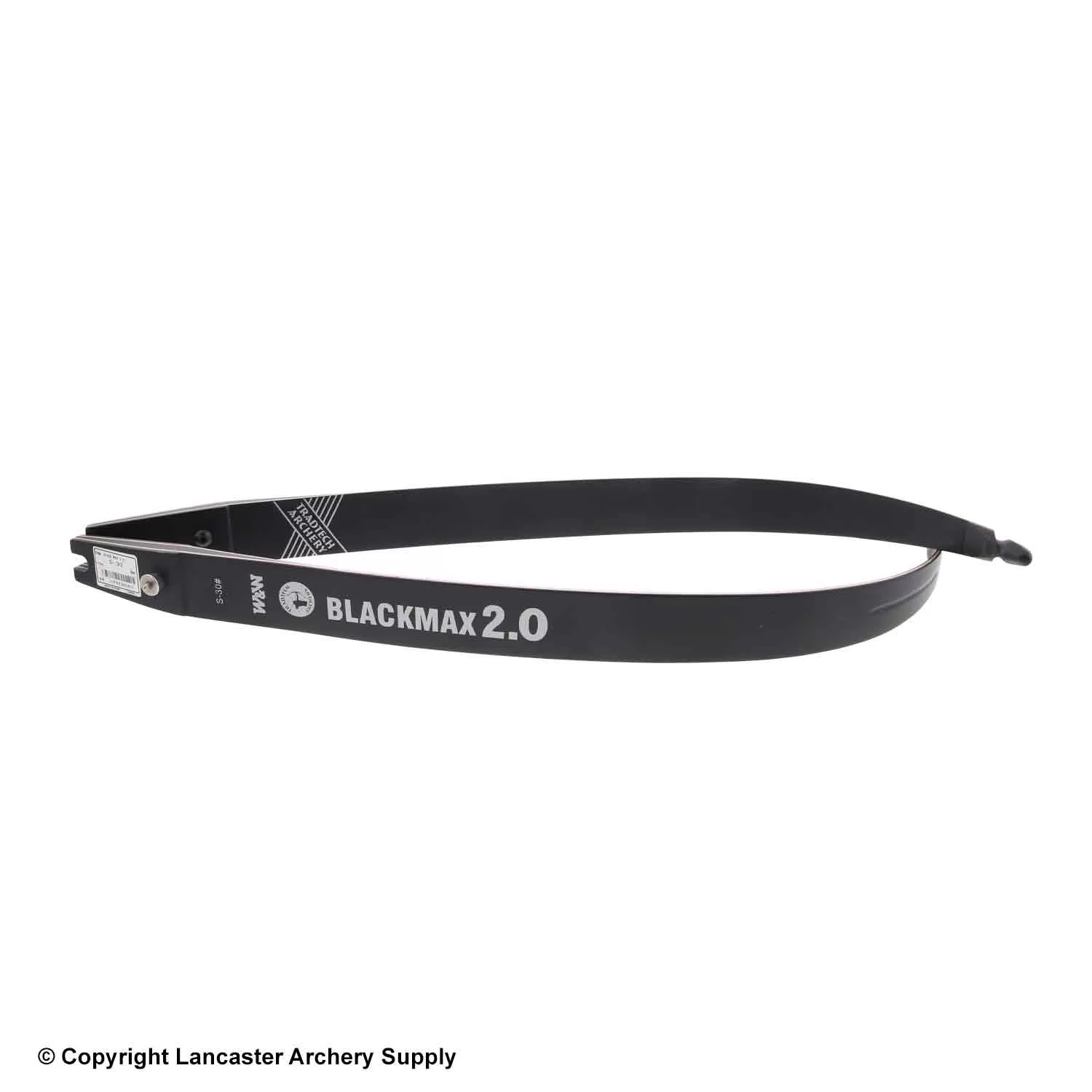 TradTech Black Max 2.0 Glass/Wood Recurve Limbs (Open Box X1032596)