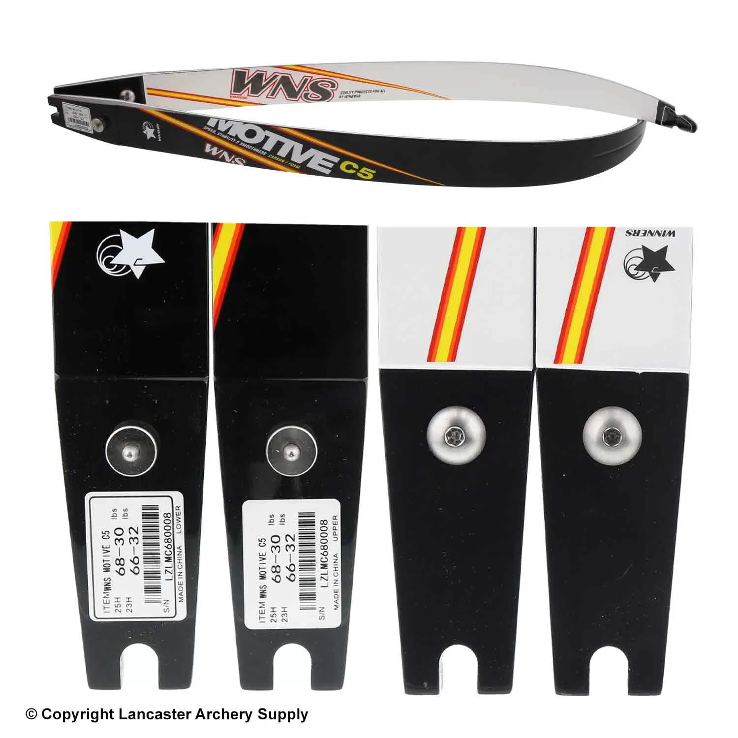 WNS Motive C5 Carbon Foam Recurve Limbs (Open Box X1033664) - Image 2