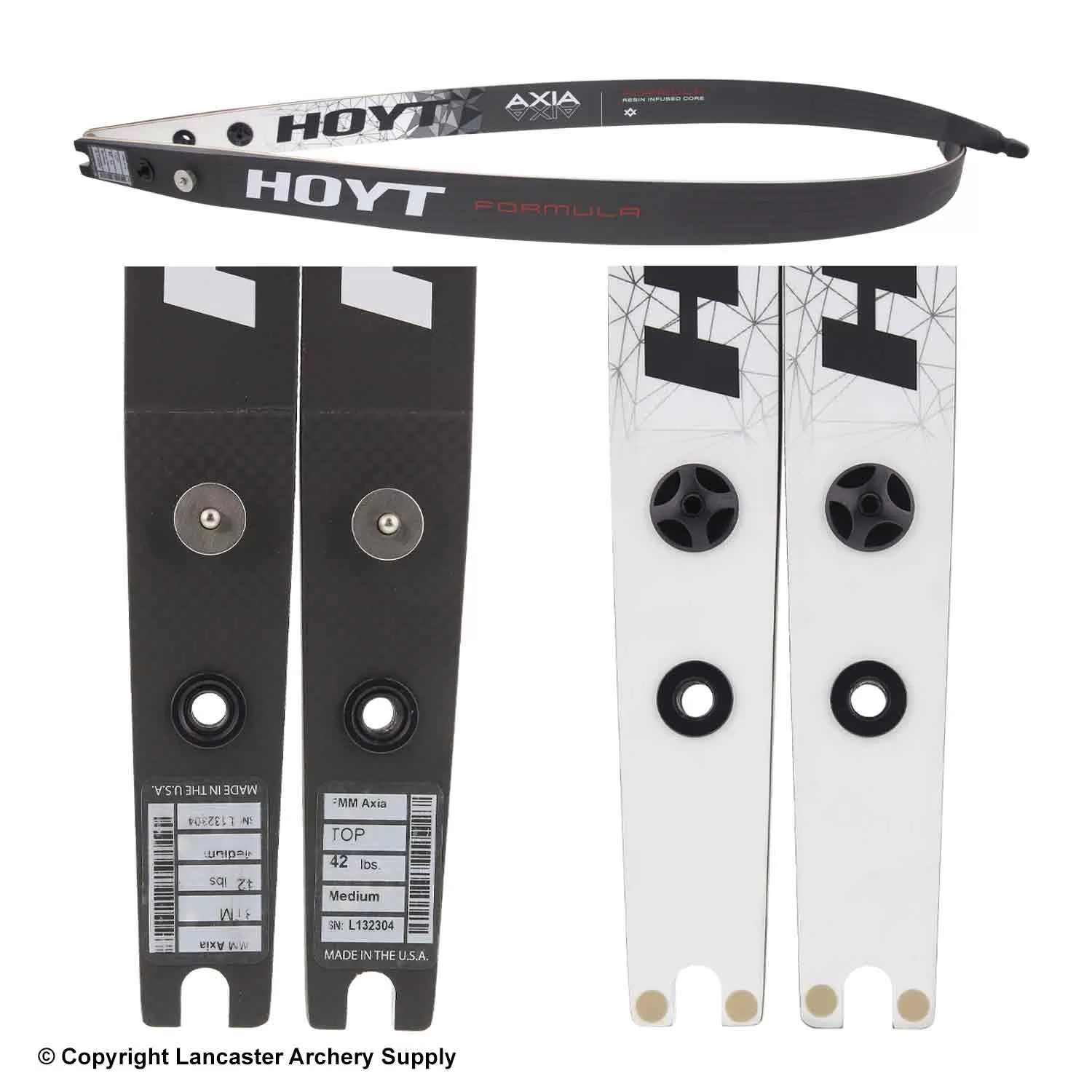 Hoyt Formula Carbon Axia Recurve Limbs (Open Box X1033859) - Image 2